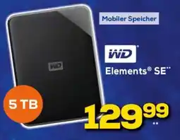 Euronics WD Elements SE" Mobiler Speicher 5 TB Angebot