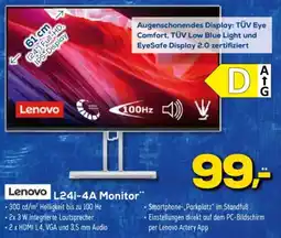 Euronics Lenovo L24i-4A Monitor" Angebot