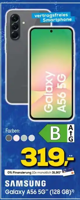 Euronics SAMSUNG Galaxy A56 5G" (128 GB) Angebot