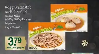 V Markt Rogg Brätspätzle Oder Brätknödel Angebot