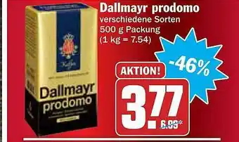 AEZ Dallmayr Prodomo Angebot