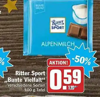 AEZ Ritter Sport „bunte Vielfalt“ Angebot