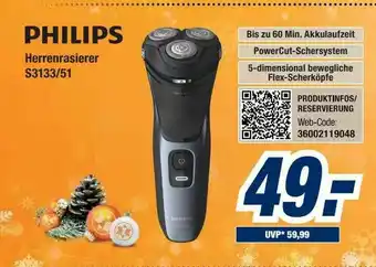 Expert Bening Philips Herrenrasierer S3133.51 Angebot