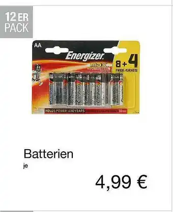 KiK Batterien Angebot