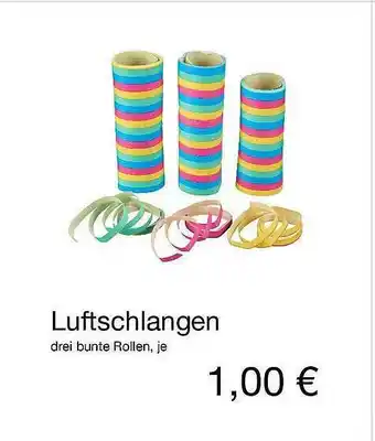 KiK Luftschlangen Angebot