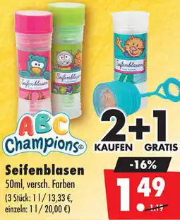Mäc Geiz ABC Champions Seifenblasen Angebot