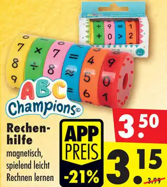 Mäc Geiz ABC Champions Rechenhilfe Angebot