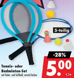 Mäc Geiz Tennis- oder Badminton-Set Angebot