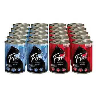 Netto Marken-Discount Fine Katzennahrung in Gelee 400 g, verschiedene Sorten, 20er Pack Angebot