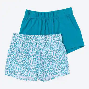 NKD Kinder-Mädchen-Shorts aus Baumwolle, 2er-Pack Angebot