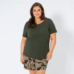 NKD Damen-T-Shirt aus reiner Baumwolle, große Größen Angebot