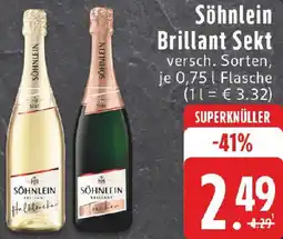 Edeka Söhnlein Brillant Sekt Angebot