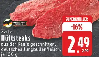 Edeka Zarte Hüftsteaks Angebot