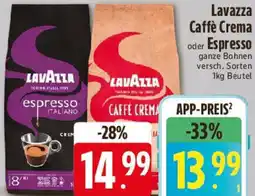 Edeka Lavazza Caffè Crema oder Espresso Angebot