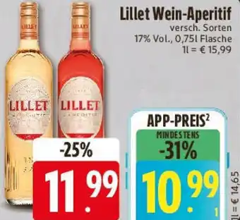 Edeka Lillet Wein-Aperitif Angebot