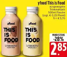 E-Center yfood This is Food Angebot