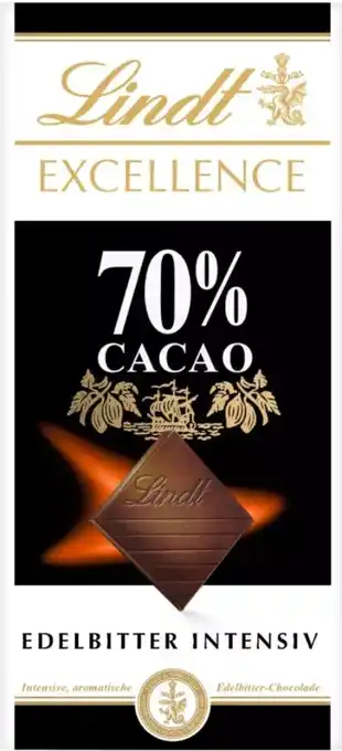 Kaufland Lindt Excellence 70% edelbitter intensiv Angebot