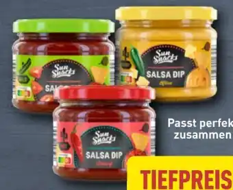 Aldi Nord Sun Snacks Salsa-Dip Käse Angebot