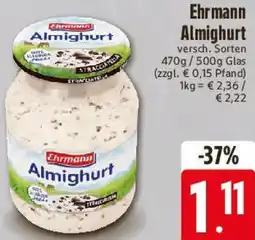 E-Center Ehrmann Almighurt Angebot