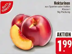 E-Center GUT & GÜNSTIG Nektarinen Angebot