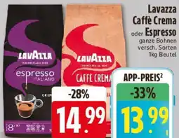 E-Center Lavazza Caffè Crema oder Espresso Angebot