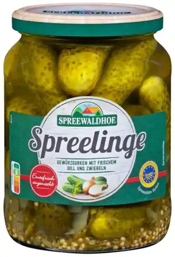 Kaufland Spreewaldhof Spreelinge Gewürzgurken Angebot