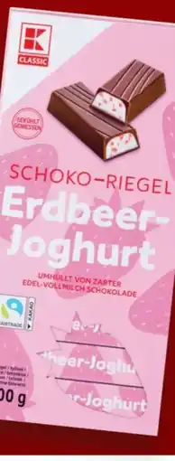 Kaufland K-Classic Erdbeer-Joghurt Schoko-Riegel Angebot