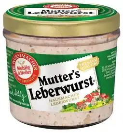 Kaufland Mehlig & Heller Mutter's Leberwurst Angebot