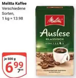 Globus Melitta Kaffee Angebot