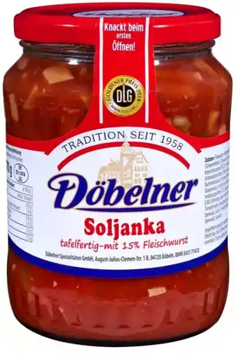 Kaufland Döbelner Soljanka Angebot