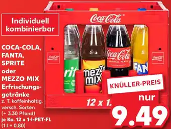 Kaufland COCA-COLA, FANTA, SPRITE oder MEZZO MIX Erfrischungsgetränke Angebot