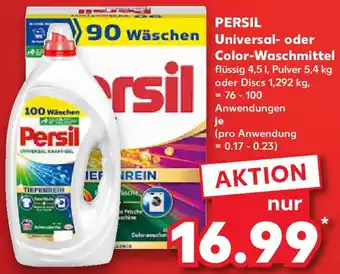 Kaufland PERSIL Universal oder Color-Waschmittel Angebot