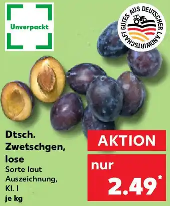 Kaufland Dtsch. Zwetschgen, lose Angebot