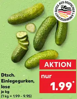Kaufland Dtsch. Einlegegurken, lose Angebot