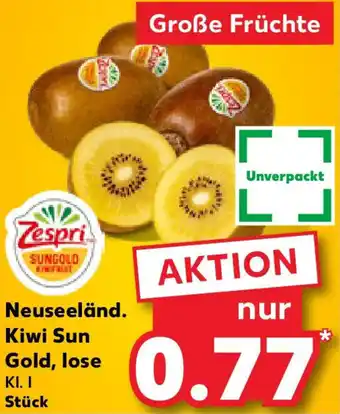 Kaufland Zespri Neuseeländ. Kiwi Sun Gold, lose Angebot