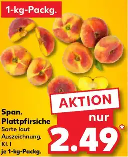 Kaufland Span. Plattpfirsiche Angebot