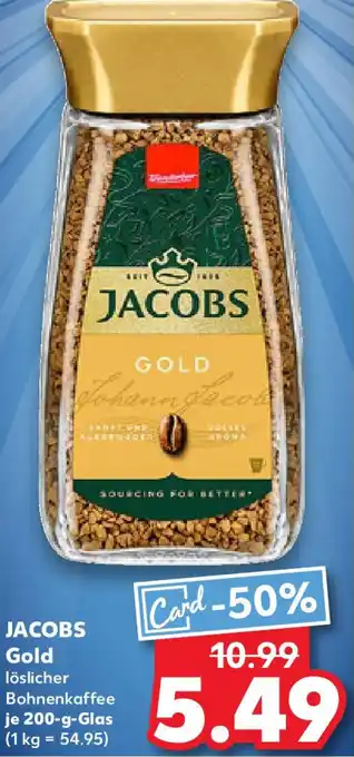 Kaufland JACOBS Gold Angebot