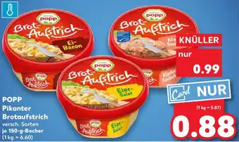 Kaufland POPP Pikanter Brotaufstrich Angebot
