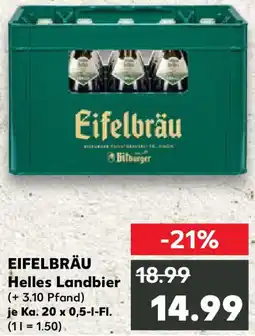 Kaufland EIFELBRÄU Helles Landbier Angebot