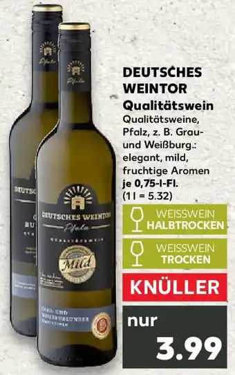 Kaufland DEUTSCHES WEINTOR Qualitätswein Angebot