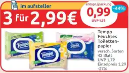 Budni Tempo Feuchtes Toilettenpapier Angebot