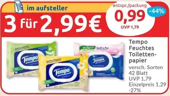 Budni Tempo Feuchtes Toilettenpapier Angebot