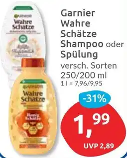 Budni Garnier Wahre Schätze Shampoo oder Spülung Angebot