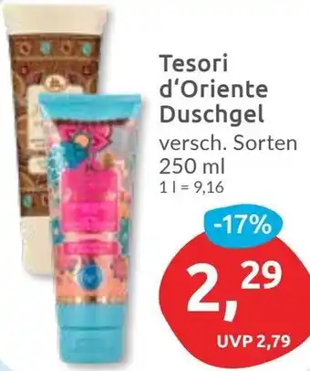 Budni Tesori d'Oriente Duschgel Angebot
