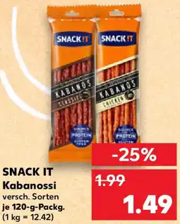 Kaufland SNACK IT Kabanossi Angebot