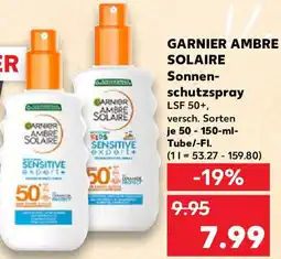 Kaufland GARNIER AMBRE SOLAIRE Sonnenschutzspray Angebot