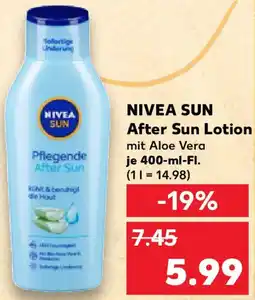 Kaufland NIVEA SUN After Sun Lotion Angebot