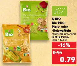 Kaufland K-BIO Bio-Mini Mais oder Reiswaffeln Angebot