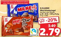 Kaufland K-CLASSIC Mini-Schokoriegel Angebot