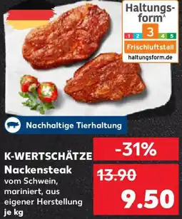 Kaufland K-WERTSCHÄTZE Nackensteak Angebot